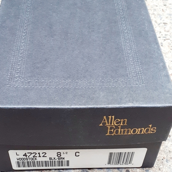 Allen Edmonds Black Brown Leather Fringe Loafers
